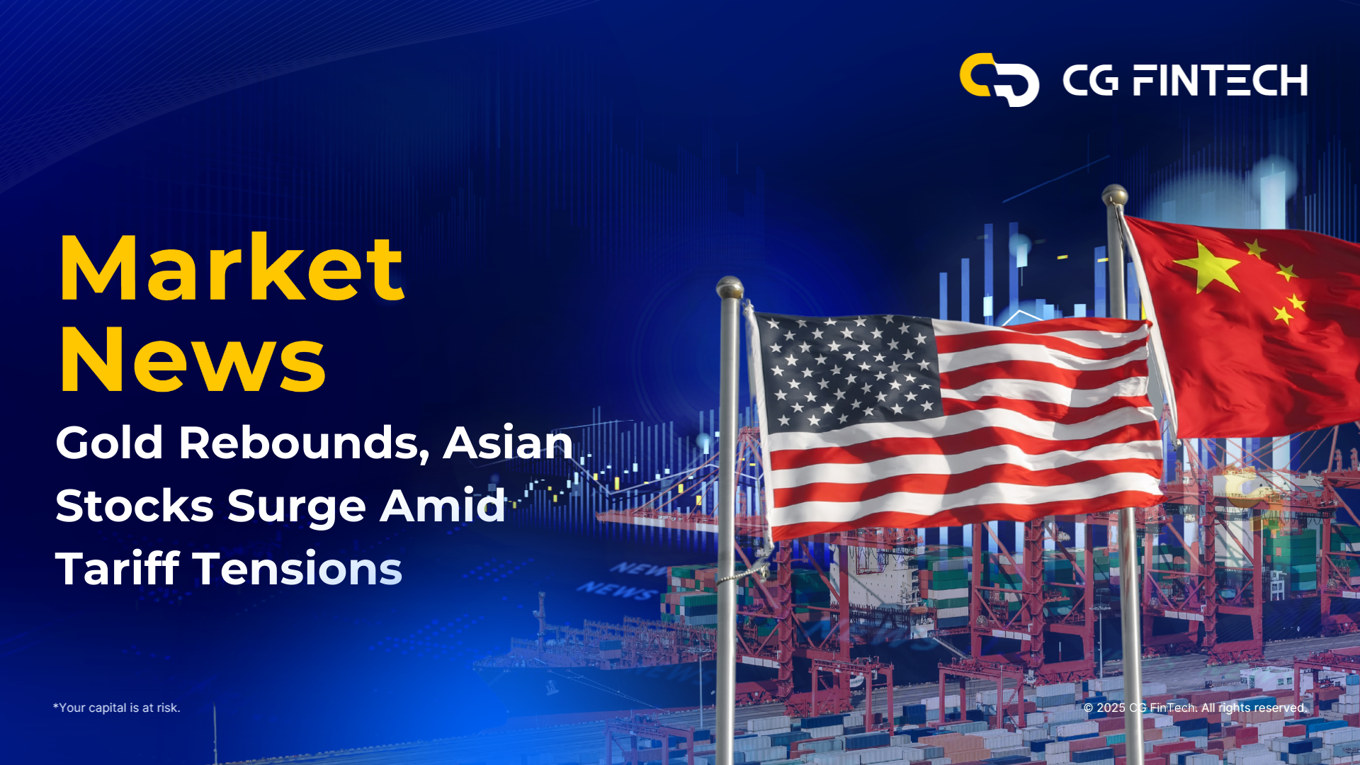 Gold Rebounds and Asian Stocks Surge Amid Tariff Tensions