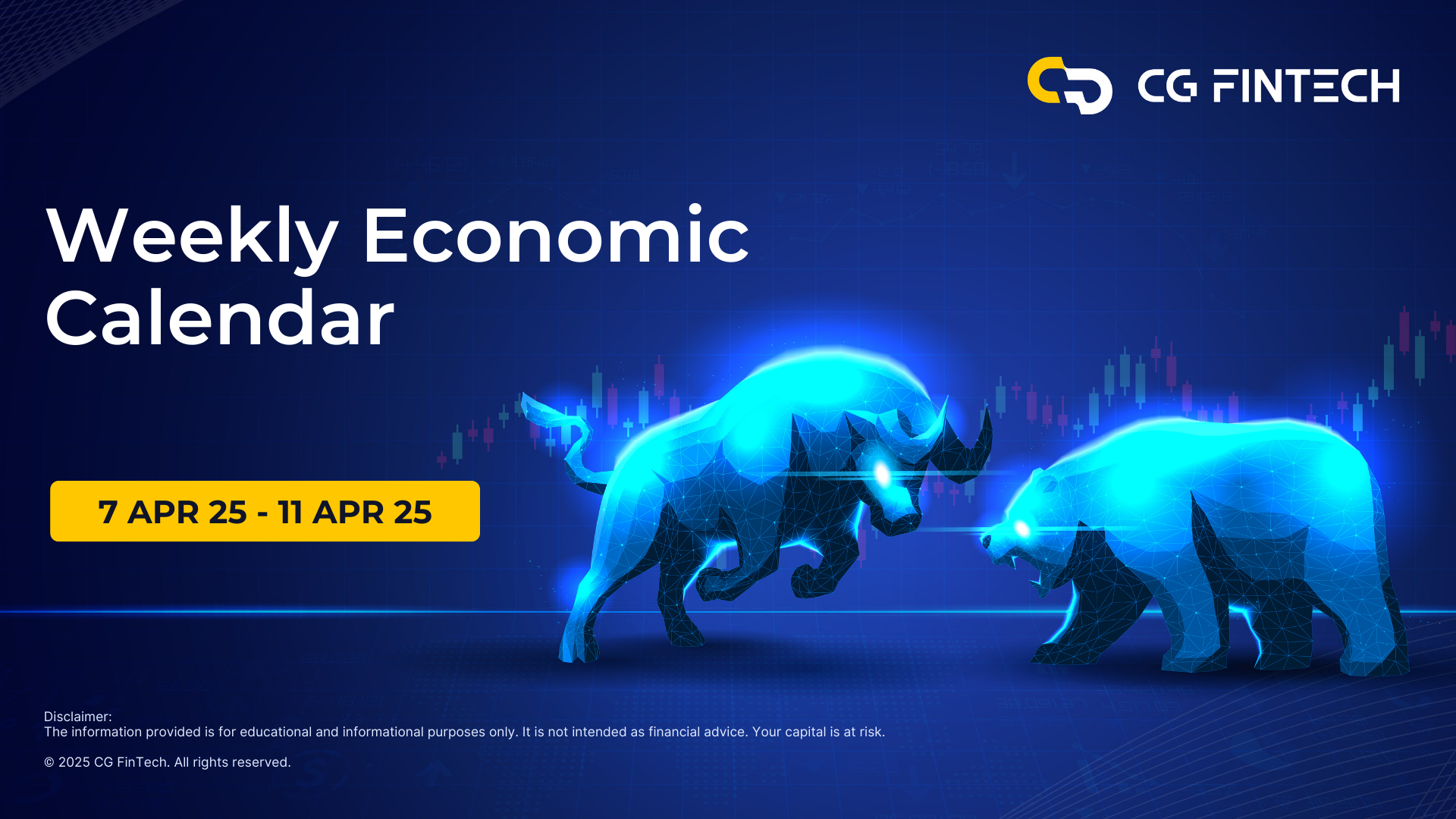 Weekly Economic Calendar | 7 – 11 Apr 2025