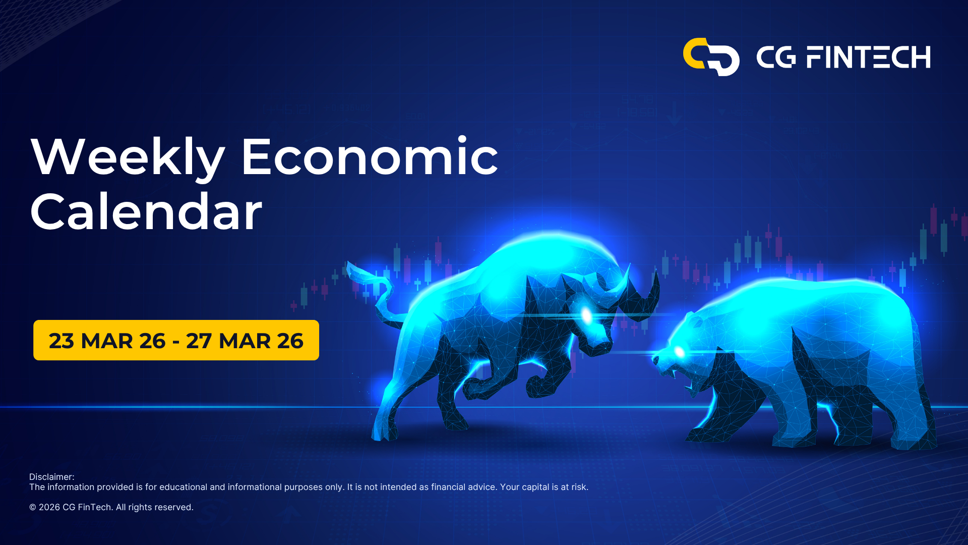 Weekly Economic Calendar | 23 March 2026 – 27 March 2026