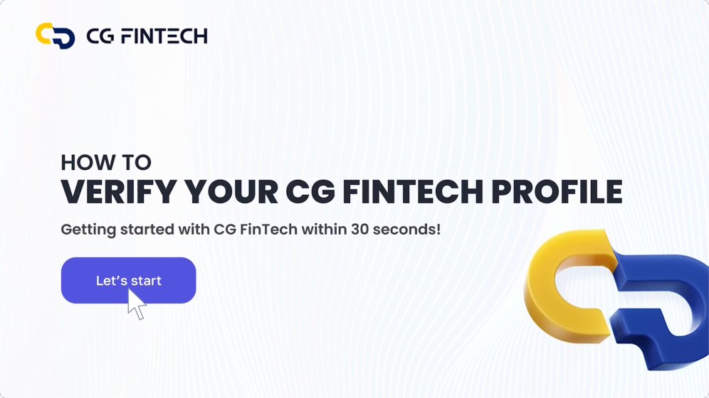 How to verify your CG Fintech profile